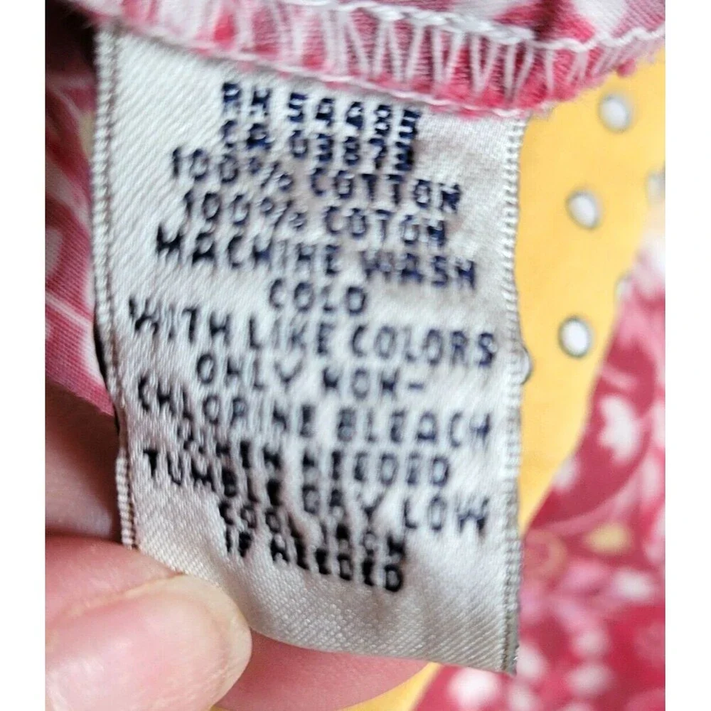 American Eagle Outfitters Size 10 Mixed Pattern Floral Boho Peasant Cotton Skirt